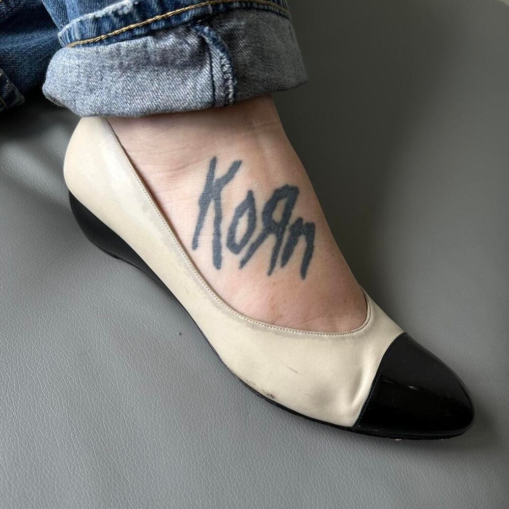 Vintage White Salvatore Ferragamo Mini Kitten Wedge Slip On - Picture 7 of 8